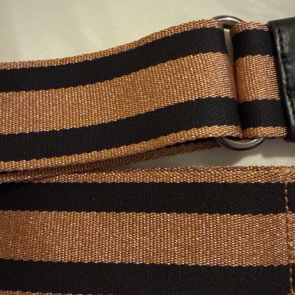 NWT MZ Wallace Crossbody Strap in Black/Gold Brown (Shimmer) - Picture 5 of 5